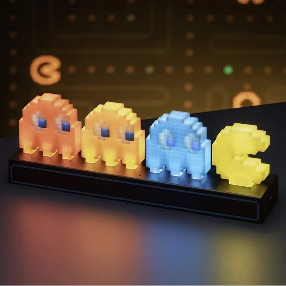 Pac-Man & Ghosts Desk Light Bandai Namco, Atari, Paladone, 80s, Retro, Pac Man